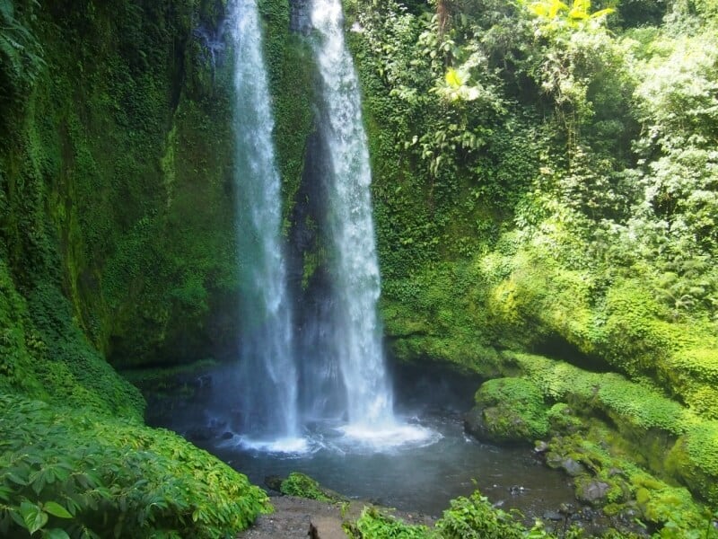 Air Terjun Tiu Teja, Air Terjun Kembar di Lombok